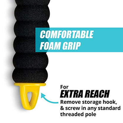 Invisible Glass 95160 Reach & Clean GlassWindshieldCleaner ToolKit With ExtendableHandle, ReusableQuickChange Microfibers,StorageBag for AutoWindshield,Trucks, SUVs, RVs,Windows (Pack of 4) - size: 1 Count (Pack of 4)
