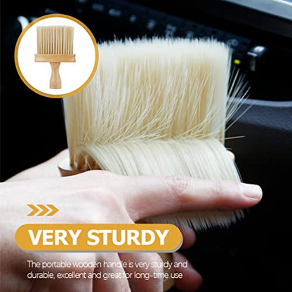 FAVOMOTO 2pcs Car Air Vent Cleaner Brush Ergonomic Interior Detailing Tool Soft Bristles for Efficient Car Cleaning Compact Design for Easy Storage and Use