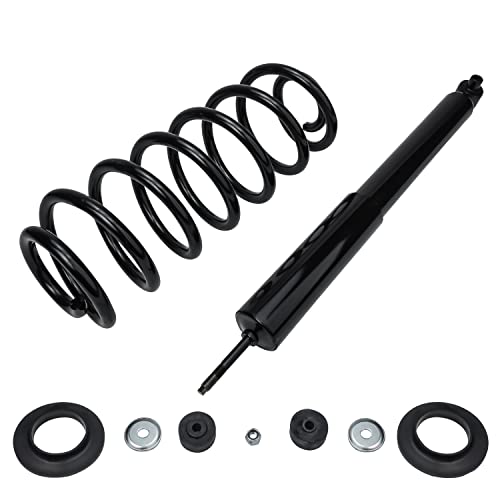 Detroit Axle - Rear Struts for 2003-2011 Ford Crown Victoria Lincoln Town Car Grand Marquis Complete 2 Struts with Coil Spring 2004 2005 2006 2007 2008 2009 2010 Replacement Ready Struts Assembly