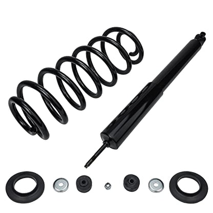 Detroit Axle - Rear Struts for 2003-2011 Ford Crown Victoria Lincoln Town Car Grand Marquis Complete 2 Struts with Coil Spring 2004 2005 2006 2007 2008 2009 2010 Replacement Ready Struts Assembly