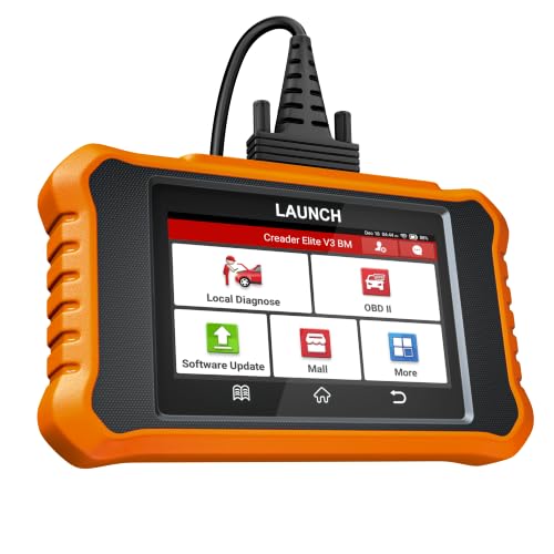 LAUNCH Creader Elite V2.0 for BMW OBD2 Scanner, 2025 Full Systems Bi-Directional Scan Tool, All Reset Services, ECU Code, Battery Registration Tool for BMW Mini RR, Lifetime Free Update, Auto VIN