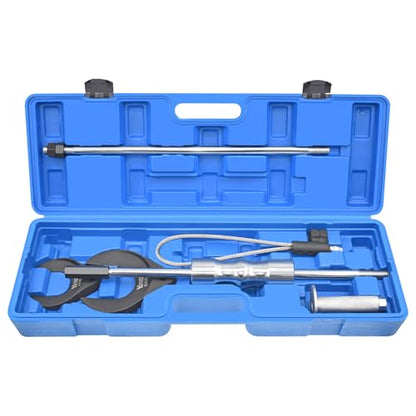 9 PCS Inner CV Axle Removal Tool, Heavy Duty Slide Hammer Puller Set | 63mm 48mm CV Joint Fork, Steel Cable Adapter, Extension Rod, Front Wheel Drive Axle Half Shaft Removal Tool Kit - size: 9pcs