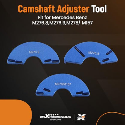 maXpeedingrods Engine Alignment Locking Timing Tool Kit for Mercedes Benz M157 M276 M278, with 3PCS Camshaft Adjuster Tools T100 Camshaft Scoket Fuel Injector Puller, 276589014000, 278589002300 - style: 10 Pcs