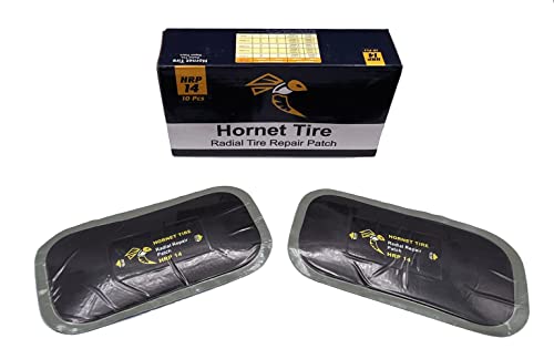 Reinforced Heavy Duty Radial Tire Repair Patches HRP-14 (3"x6") - size: 3"x6"
