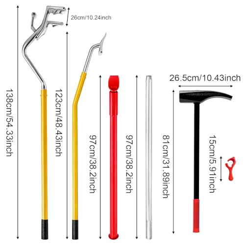 Tire Hammer Tire Bead Breaker and Tire Mount Demount and Tire Iron Tool for Tire Changing Tool Tire Changer Kit - style: Tire Bar+Tire Hammer+Tire Changing