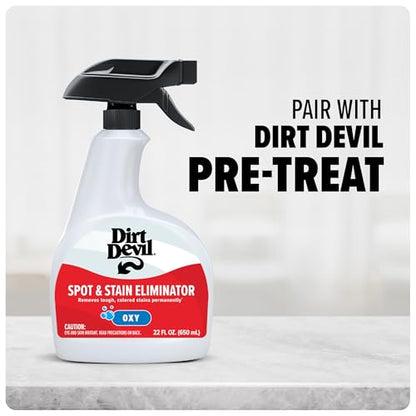 Dirt Devil Pet Portable Spot Cleaner Solution,32 oz.,Fresh Blossom Scent,Upholstery and Carpet Shampoo Solution,Eliminates Pet Messes and Odors,Pair Portable Spot Cleaners,(Pack of 2) - style: 32 fl oz (Pack of 2)