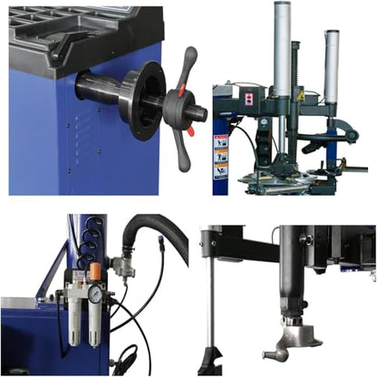 XK-988 New Tire Changer 2.0 Horsepower Single One Wheel Changers Machine with 12 Months Part Replacements - color: Model: 988