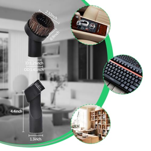 9 Pack Vacuum Attachments for Shop Vac Accessories, 1-1/4" Vacuum Cleaners Accessories, Universal Vacuum Hose Adapters - size: 9 Pack