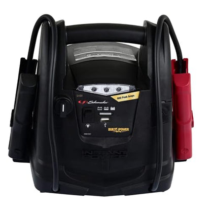 Schumacher Electric 800A Car Battery Jump Starter and Portable Power Station, 4-in-1 Solution, 150-PSI Air Compressor, USB & DC Charging, for 12V Power Sport, Automotive, and Marine Batteries, SJ1331 - style: 800 Peak Amps