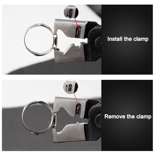 7 Inch Clic-R Hose Clamp Pliers for Automotive Heavy Duty CV Boot Hose Clip Pliers CV Boot Crimp Clamp Clic-R Collar Plier Hose Removal Plier Auto Repair Tool for Car Auto Maintenance - size: Hose Clamp Pliers