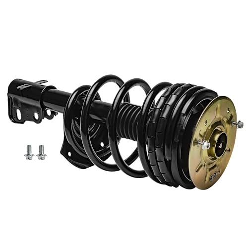Detroit Axle - Front Struts for 1990-1996 Chevrolet Lumina APV Olds Silhouette Pontiac Trans Sport, Ready Struts w/Coil Spring Assembly 1991 1992 1993 1994 1995 Replacement [w/o Air Suspension] - size: 171820 x2/PAIR