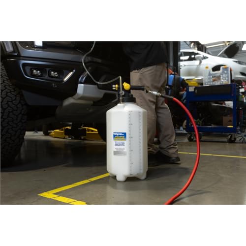 Mityvac MV7120 Fluid Extractor Dispenser for Evacuating, Topping-Off, Refilling Reservoirs or Bleeding Hydraulic Brake/Clutch Systems, 5.3 Gallon, 120 PSI, Compressed Air, Vacuum or Positive Pressure - style: MV7120