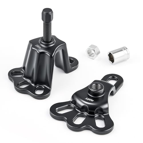 Orion Motor Tech Universal Front Wheel Hub Puller Set for 3-3/4 to 4-1/2 Inch IDs, Rear Axle Puller Kit for 4-1/2 to 5-1/2 Inch IDs, Flange Type Axle Remover Tool with 5/8 inch x 18 Forcing Bolt - size: 2-Piece