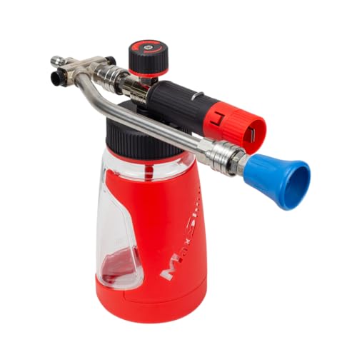 Maxshine Universal Foam & Wash 2-in-1 System – Quick Connect Foam Cannon & Pressure Washer Nozzle – Stainless Steel for Premium Car Detailing – Easy Switch
