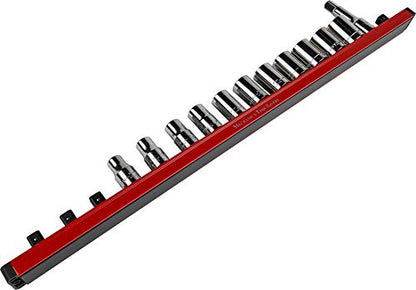 Mechanic's Time Savers Lock-A-Socket Tool Organizer: Magnetic Locking Socket Rack, 1/2" Drive Sockets - size: 1/2" Drive Sockets