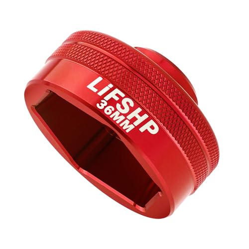 36mm Oil Filter Socket, Oil Filter Removal Tool For Ford F250,BMW,Mini,Volvo,VW,Porsche Vehicles-Car Accessories-Red - color: Red, size: 36MM