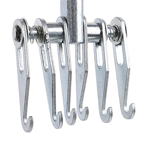 CXGS Dent Puller Metal 6 Claw Hook Adjustable 6 Fingers Hook Car Body Repair Tool Heavy Duty Pulling Claw Paw Auto Dent Repair Puller for Slide Hammer Attachment Dent Repairing - M16 Thread - color: S