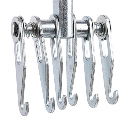 CXGS Dent Puller Metal 6 Claw Hook Adjustable 6 Fingers Hook Car Body Repair Tool Heavy Duty Pulling Claw Paw Auto Dent Repair Puller for Slide Hammer Attachment Dent Repairing - M16 Thread - color: S