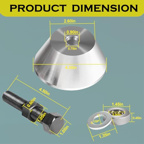 YMT J-44645 Front Crankshaft Seal Installer Tool Fits for Isuzu 6.6L,GMT800, 2500HD, 3500 with Duramax Diesel Engine