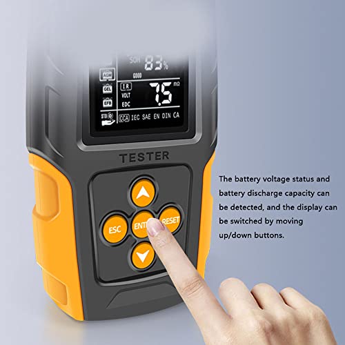 Fydun Car Battery Tester Digital Analyzer with Multiple Protections for Car Truck Motorcycle 12V/24V
