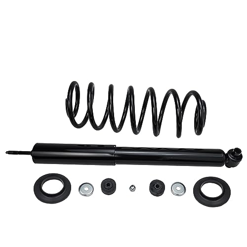 Detroit Axle - Rear Struts and Coil Springs Sway Bars Replacement for 2003-2011 Ford Crown Victoria Mercury Grand Marquis Lincoln Town Car - 4pc Set - size: 4QS48561/ Big strut kit