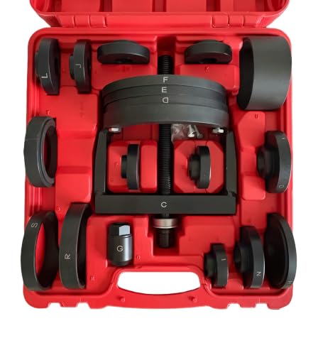 Master Wheel Hub Tool Set, Wheel Bearing Remover & Installer Kit | Wheel Bearing Removal Tool, Wheel Bearing Installer Tool, C to U Sizes Back and Front Wheel Hub Removal Tool