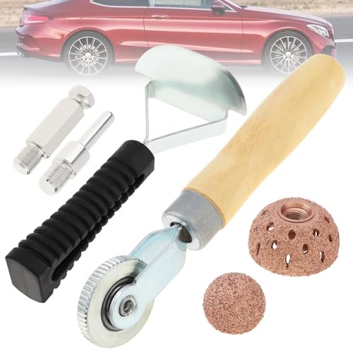 Tire Repair Patch Tools Tyre Buffing Wheels 40 mm 25 mm Tire Patch Roller Scraping Cutter for Car Tire Grinding Polishing Accessories Kit (25mm+40mm) - size: 25mm+40mm