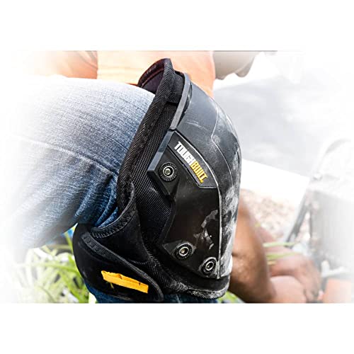 ToughBuilt - Gelfit ™ Rocker Professional Knee Pads - SnapShell ™ Compatible - (TB-KP-G201) - size: Standard Snapshell Rocker (Black)