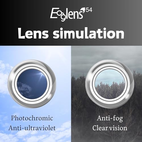 Safety Glasses Anti Fog Photochromic ANSI Z87.1 UV Protection Scratch Resistant hunting tactical Airsoft - color: X801 Anti-fog Photochromic