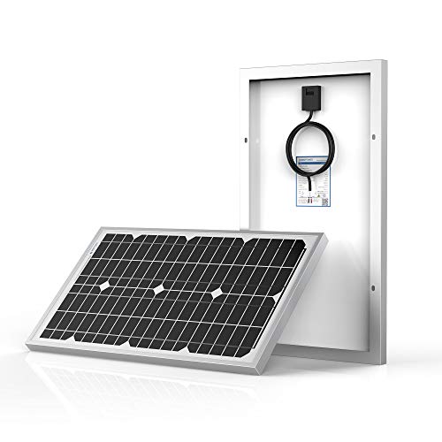 ACOPOWER Mono Solar Panel for 12 Volt Battery Charging, Off Grid, 30W - size: 30 Watt