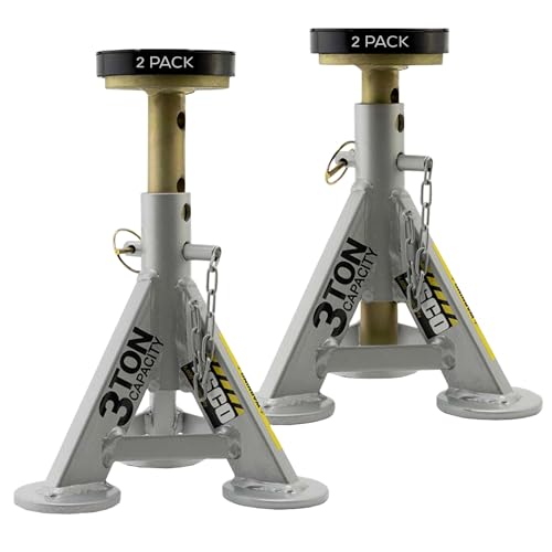 ESCO 3 Ton Performance Shorty Low Profile Jack Stands, 1 Pair - style: Low Profile