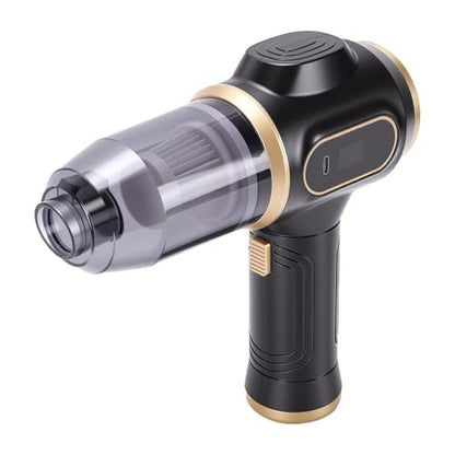 Portable Car Vacuum Cleaner, Cordless Handheld Vacuum with 5000Pa Suction, Rechargeable Mini for Car Interior, 3000mAh Battery, Compact Design for Auto Detailing