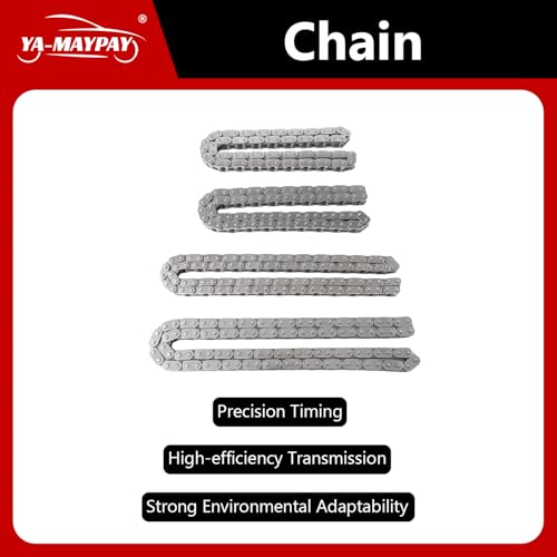 Engine Timing Chain Kit W/Sprocket & Tensioner & Guide Compatible with Audi Q5 Q7 S4 A4 A5 A6 A7 A8 3.0L OE# 06E109465BC 06E109465 06E109465AS 079109507AK