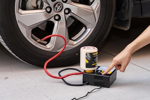 AIRMAN Flat Tire Repair Kit - ResQ 12V Compressor Tire Mobility Kit with Water Based Sealant - color: Compressor