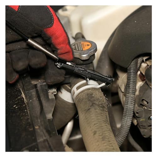 OEMTOOLS Hose Clamp Pliers Installs and Removes Spring Clamps | Flexible Hose Pliers Tool for Hard-to-Reach Areas, Multi Position Lock, Spring Action Handles, 11/16" to 2-1/2" Long