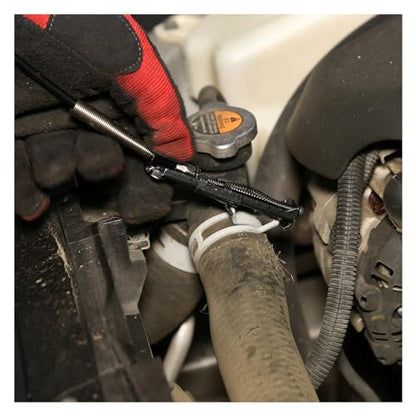 OEMTOOLS Hose Clamp Pliers Installs and Removes Spring Clamps | Flexible Hose Pliers Tool for Hard-to-Reach Areas, Multi Position Lock, Spring Action Handles, 11/16" to 2-1/2" Long