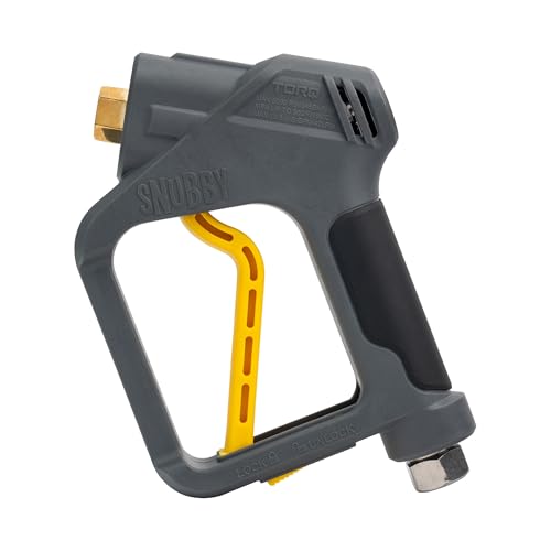 Chemical Guys, Snubby Short Pressure Washer Gun with Foam Cannon Attachment | Short-handle gun fits gas and electric washers for better control, pairs with a foam cannon for thick suds