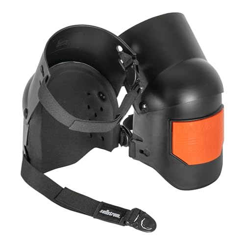 Sellstrom Ultra Flex KneePro Hybrid Professional Knee Pads for Men & Women with Built-in Gel Pack & Foam Cushioning & Heavy Duty Hard Outer Shell - Adjustable Straps with Quick-Clips & Ergonomic Metal Hinges - for Construction Work, Gardening, Roofing, Fl