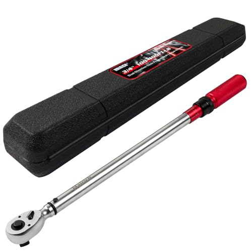 Hairich 3/4-Inch Torque Wrench, Dual-Direction Adjustable 60 tooth 100-400ft.lb/136-542Nm, Professional Torque Wrench, for Maintenance Tool and Product Assembly - size: 3/4“ 100-400FT.LB