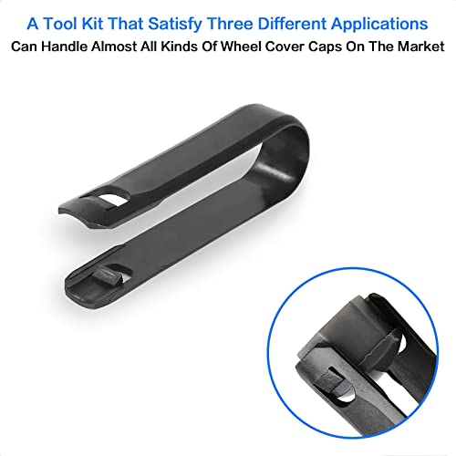 Pack of 3 Type Car Wheel Hub Bolt Nut Cover Removal Tool | Nut Caps Lug Puller Fit for Audi & VW or any Vehicle