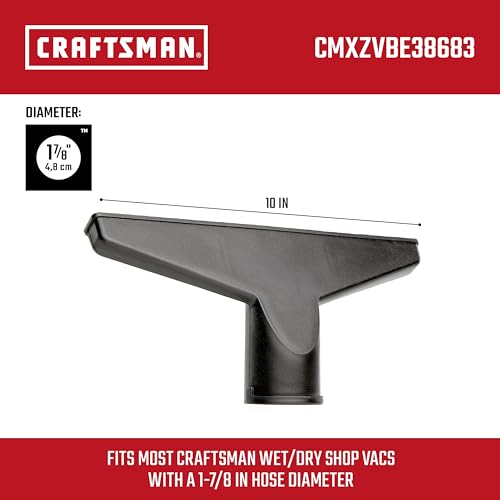 CRAFTSMAN CMXZVBE38683 1-7/8 in. Wet Nozzle Wet Dry Shop Vacuum Attachment - size: Wet Nozzle
