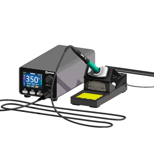 HC24 400W Heavy-duty soldering station Metal body compatible with 115/210/245/470/T12 soldering tip color curve display soldering rework station