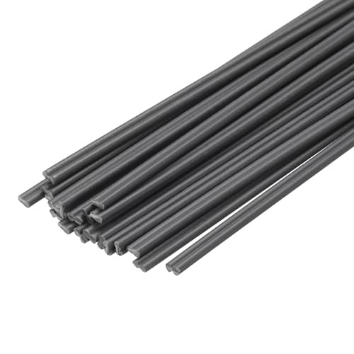 MECCANIXITY 20pcs 13 Inch Plastic Welding Rods PVC Welding Strips Welder Rods for Plastic Welder,Car Bumper, Kayak Repair, Grey - color: Grey, size: 13 Inch