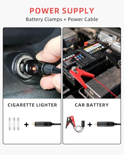 Electric Car Jack 15 Ton, 12V Heavy-Duty Hydraulic Jack with LED Light, Electric Floor Jack for Truck SUV RV Van, Lifting Range 7.9–20.5 Inches - color: 15T Orange Mentallic - Jack only