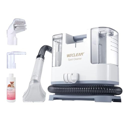WECLEAN C1 Portable Extractor for Couch and Carpet Cleaner Upholstery Cleaner with Deep Cleaning Solution - color: White