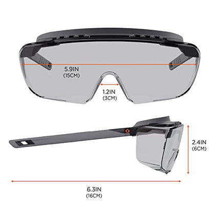 Ergodyne Skullerz OSMIN Safety Glasses, ANSI Z87.1 - color: In/Outdoor Lens