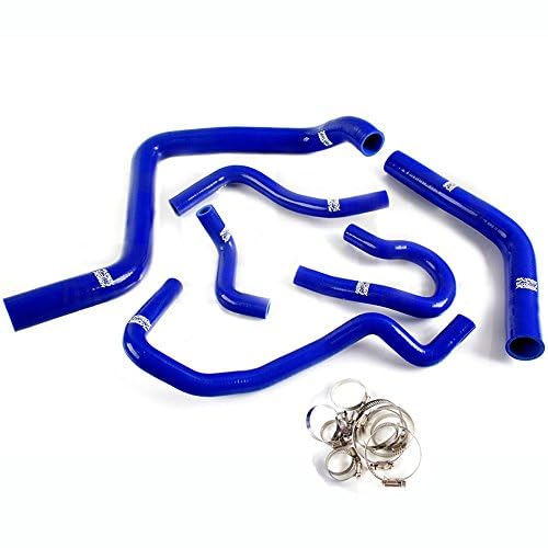 G-PLUS Silicone Radiator Coolant Hose Pipe Kit Clamps Compatible with Honda Civic Type-R EK EG B16A B18C B20B 1992-2000,Blue - color: Blue