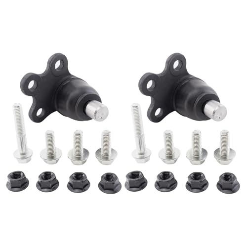 TRQ Front Lower Driver and Passenger Side Ball Joint Set Compatible with 2013-2022 Buick Encore 2012-2018 Chevrolet Sonic 2015-2022 Trax - style: PSA48841