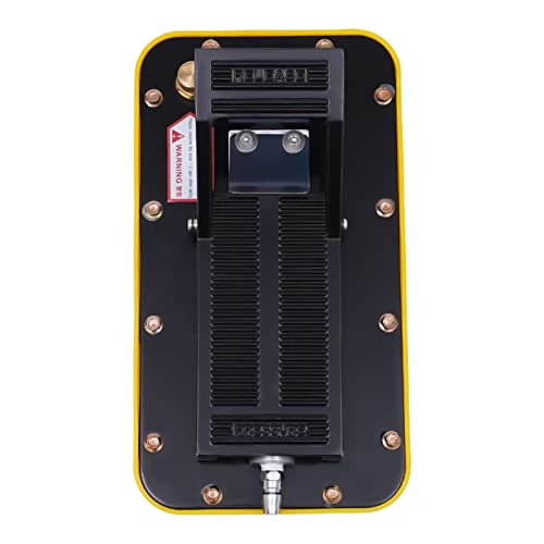 Gdrasuya10 10000 PSI Air Hydraulic Foot Pump with Air Hose and Coupler for Auto Body Frame Machine and Pulling Post Hydraulic Air Foot Pump with 3 Pedal Functions - size: Hydraul Pump Only