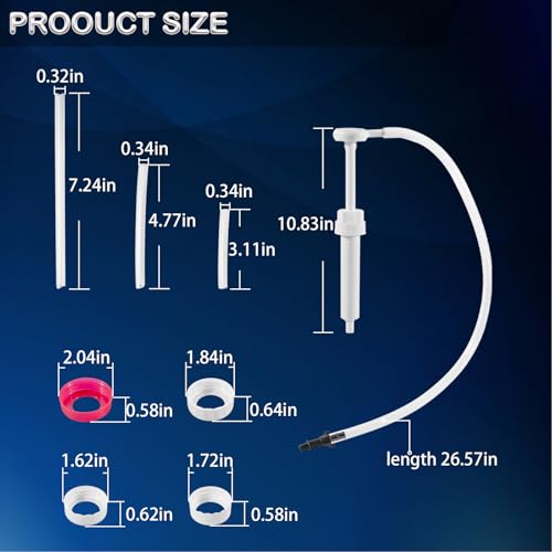 Fluid Pump for Gallon Bottles and Wide Mouth Quart Bottles,It is Highly efficient in transferring Various fluids Such as Gear Oil